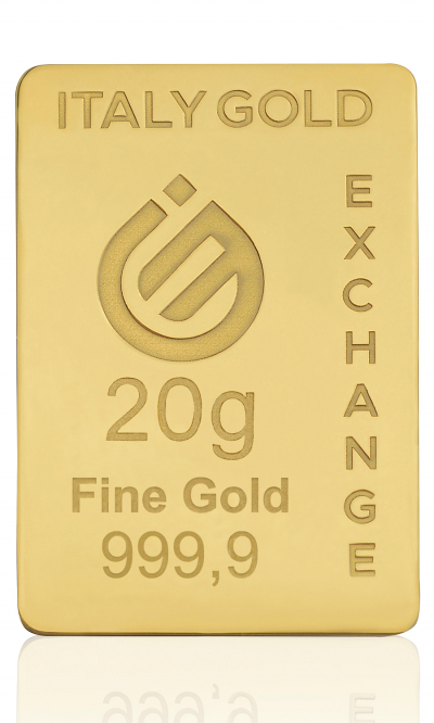 Lingou de Aur 24 K de 20 g. - Idee Cadou Semne Zodiacale - IGE Gold